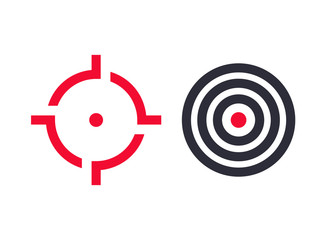 crosshair and target icons