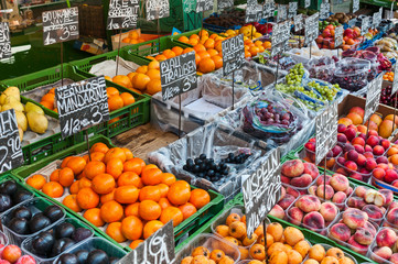 Fruit stand at a market