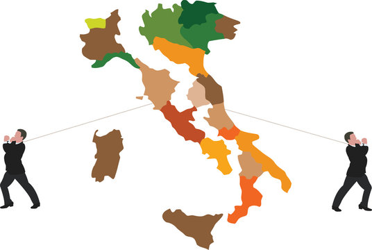 persone che si contendono l'Italia politica