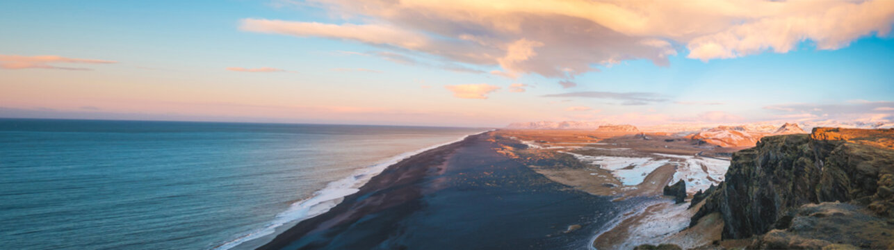 Landscape Of Dyrholaey In Iceland