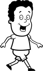 Boy Walking