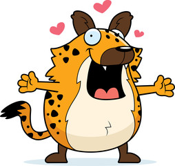Cartoon Hyena Hug
