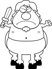 Angry Cartoon Centaur