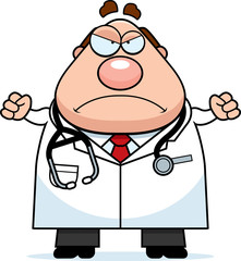 Angry Cartoon Doctor