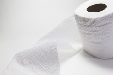 White tissue paper roll
