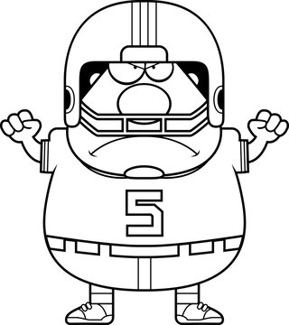 recommend clip art: Angry Cartoon Football