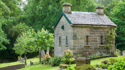 Little chapel in the grounds of a country church