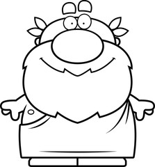 Cartoon Greek Philosopher