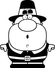 Surprised Cartoon Pilgrim