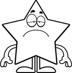 Sad Cartoon Star