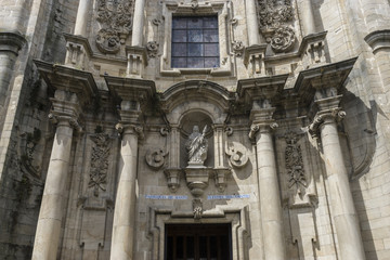 Fototapeta premium Old and classic buildings of the Spanish city of Orense, Galicia