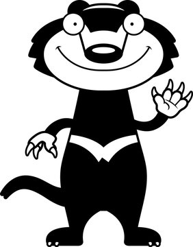 recommend clip art: Cartoon Tasmanian Devil Waving