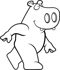 Hippo Walking