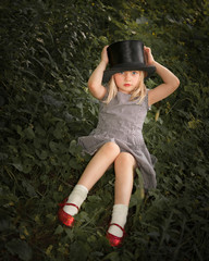 Girl with Top Hat