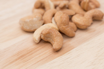 Cashew nuts.