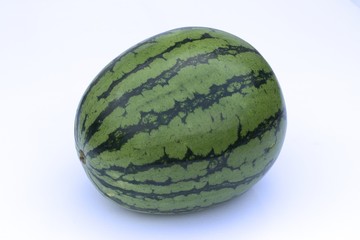 Fresh watermelon isolated on the white background.