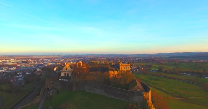 Stirling Castle from the air