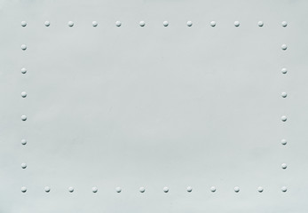 Sheathing with rivets aircraft