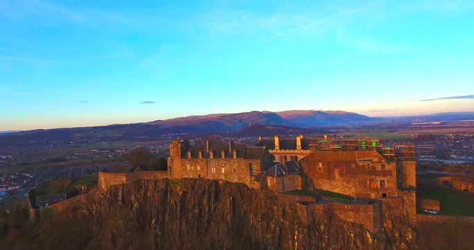 Stirling Castle from the air