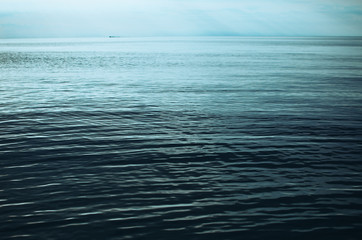 Blue sea water background