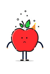 Fruit vector, MBE styled, flat icon