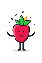Fruit vector, MBE styled, flat icon