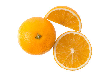 Orange fruit isolate on white background