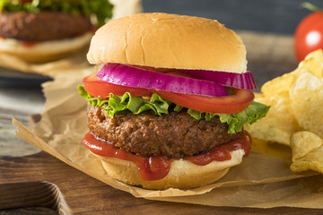 Healthy Vegan Vegetarian Meat Free Burger