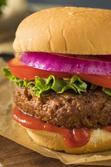 Healthy Vegan Vegetarian Meat Free Burger
