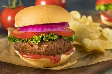 Healthy Vegan Vegetarian Meat Free Burger