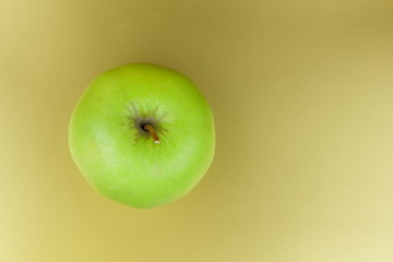 Apple pop art in gold