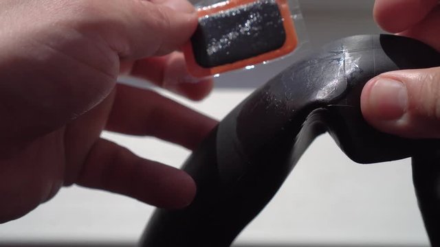 How to patch a bicycle tube