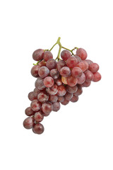 Fresh grape from garden on white background