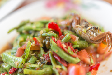 String bean salad thailand style