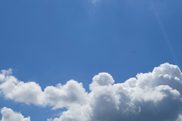 Himmel, blau, cloud, Wolken, weiß