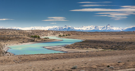Río de las Vueltas, Patagonia, Argentyna