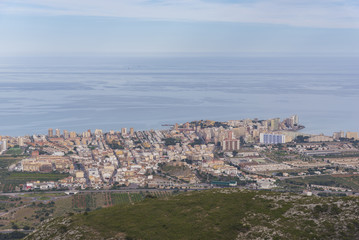 Fototapeta na wymiar Vista de Oropesa del Mar (Castellon, España).