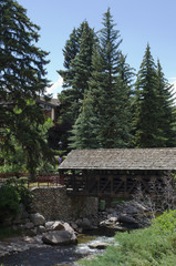 Vail Covered Bridge in Summer