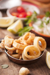 crispy calamari rings
