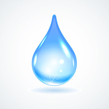 One Water Drop Illustration  ClipPix ETC: Educational Photos for
