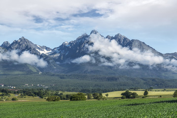 Obraz premium Tatra mountains landscape.