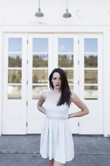 Obraz premium Brunette female Model