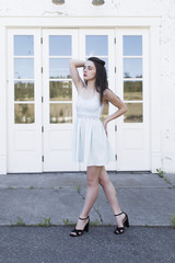 Brunette female Model