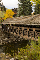  Vail Covered Bridge in Autumn