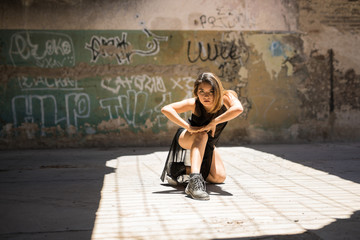 Obraz premium Contemporary dancer looking sexy