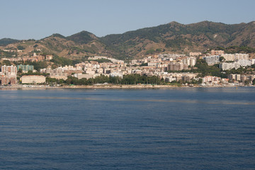 Fototapeta na wymiar Italy,The Strait of Messina