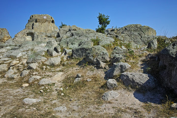 Ruins of Antique Thracian sanctuary Tatul, Kardzhali Region, Bulgaria