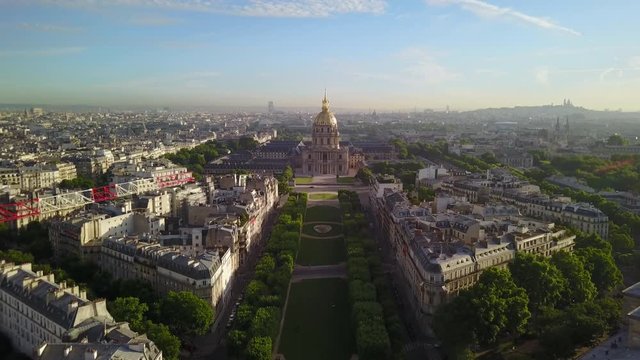 vue a&eacute;rienne steady h&ocirc;tel des invalides PARIS