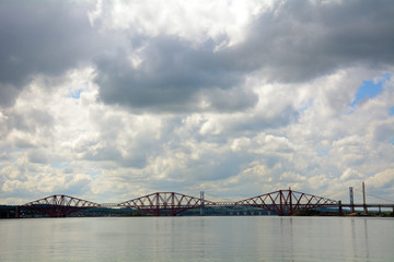 The bridges, Firth of Forth, Scotland
