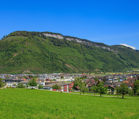 Fototapeta na wymiar Town of Stans in Switzerland